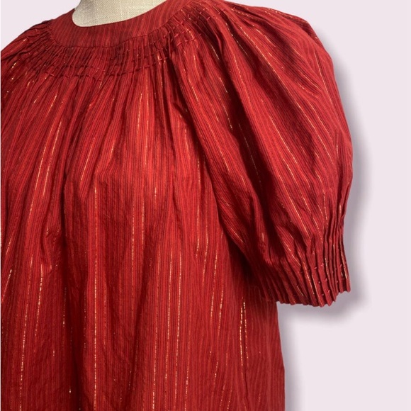 Ulla Johnson. Red peasant top. Size small - Picture 3 of 6